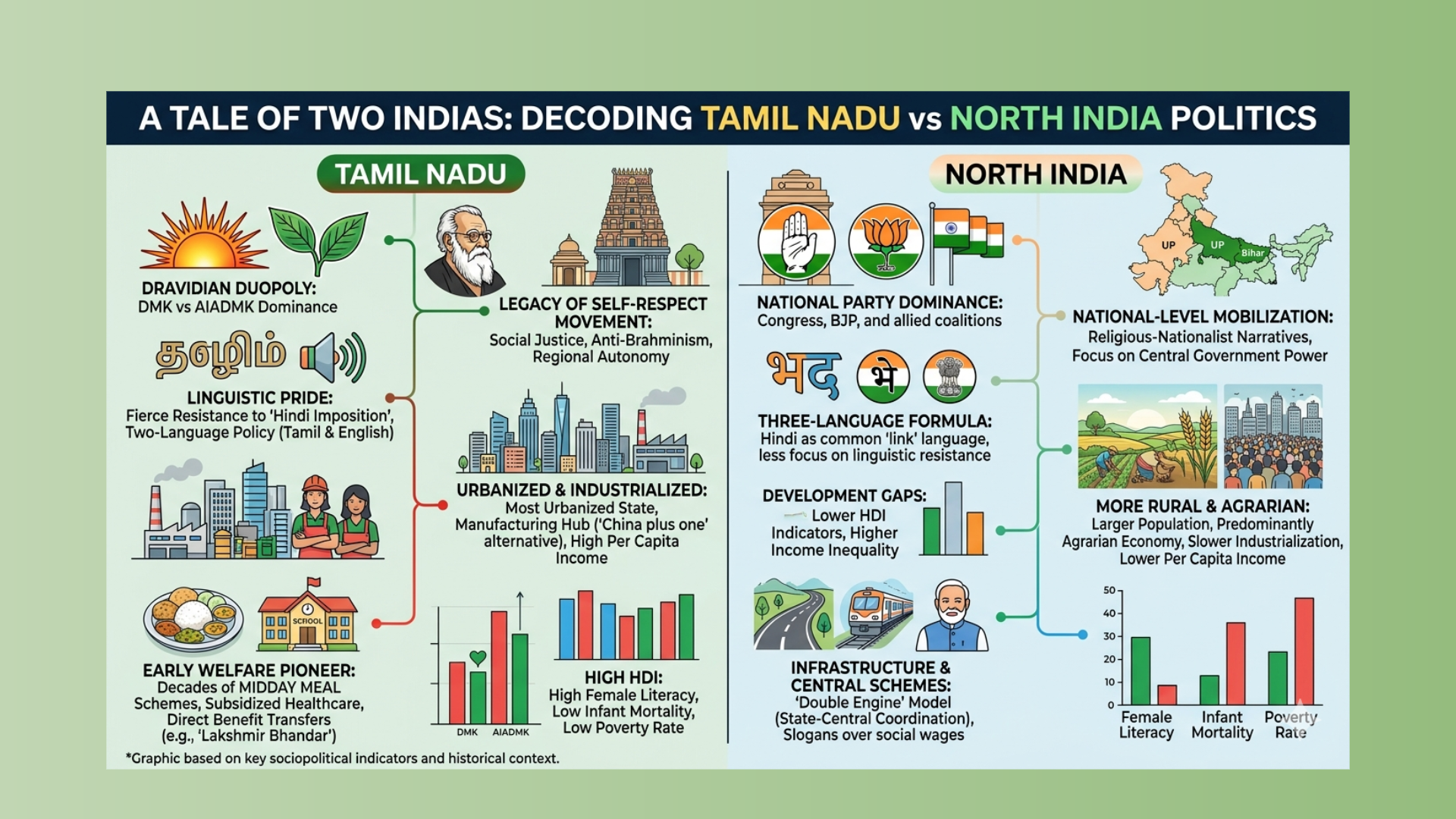 Dravidian Defiance- Why National Parties Hit a Wall in Tamil Nadu